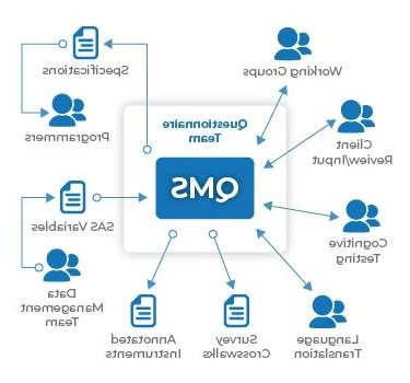 Questionaire Team diagram of information inputs and outputs
